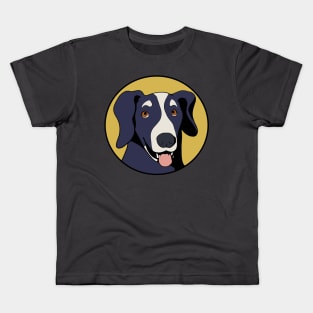 Happy Dog - Funny Animal Design Kids T-Shirt